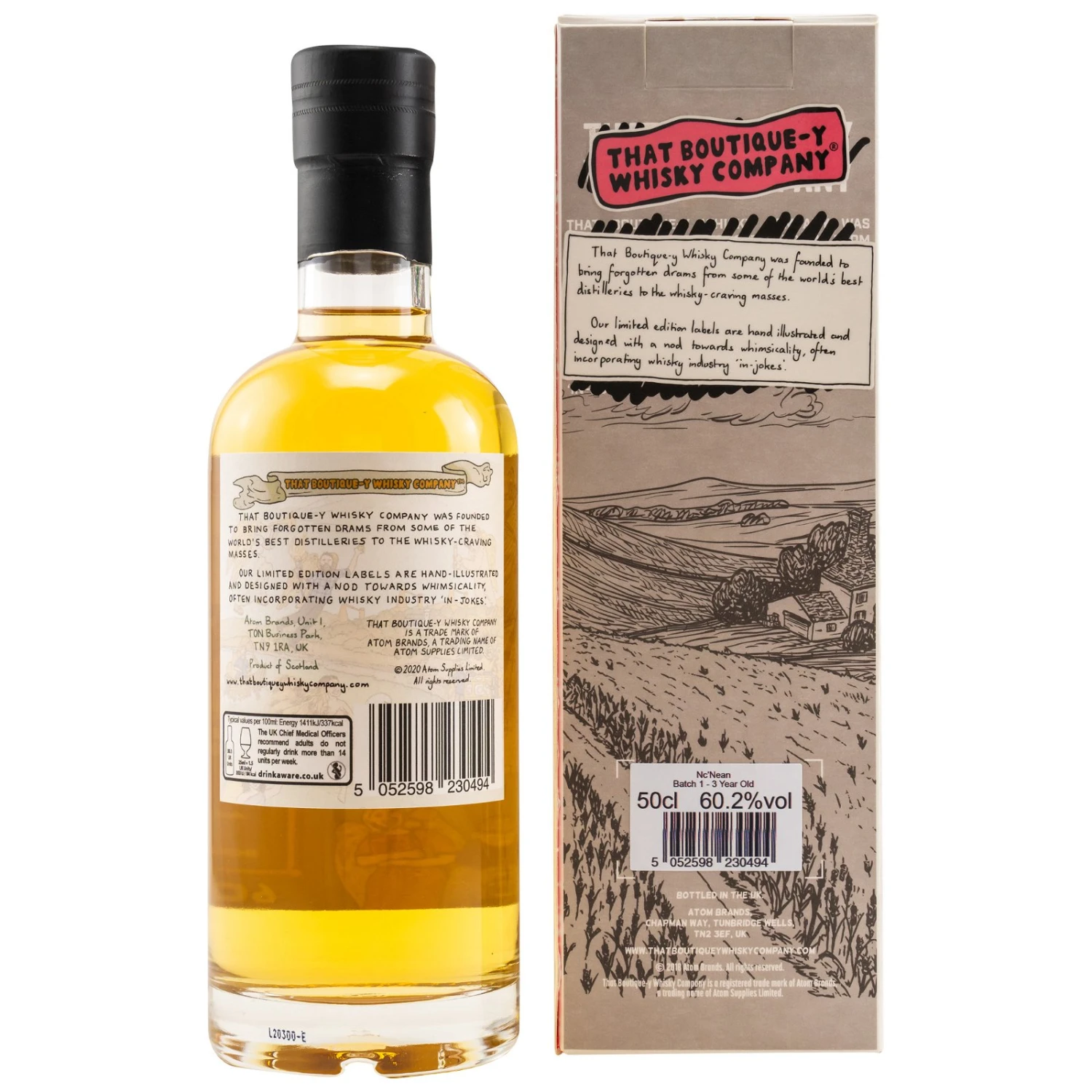 Nc'nean 3 Jahre Batch 1 Single Malt Scotch Whisky 4 Nc'nean 3 Jahre Batch 1 Single Malt Scotch Whisky – Bild 2