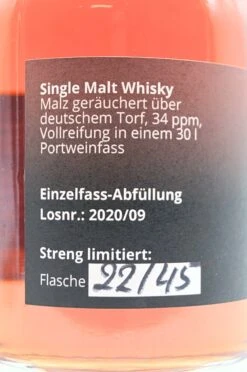 Single Cask Schwesternfass EMMA Single Malt Whisky -Jura Verkaufsgeschäft DSC00128