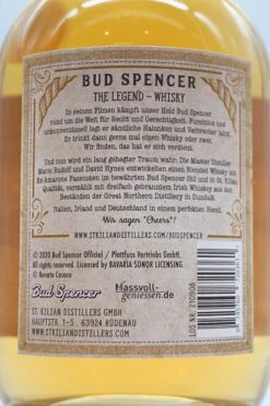 Bud Spencer The Legend Blended Malt Whisky Mild 10 Bud Spencer The Legend Blended Malt Whisky Mild -Jura Verkaufsgeschäft DSC00467 1