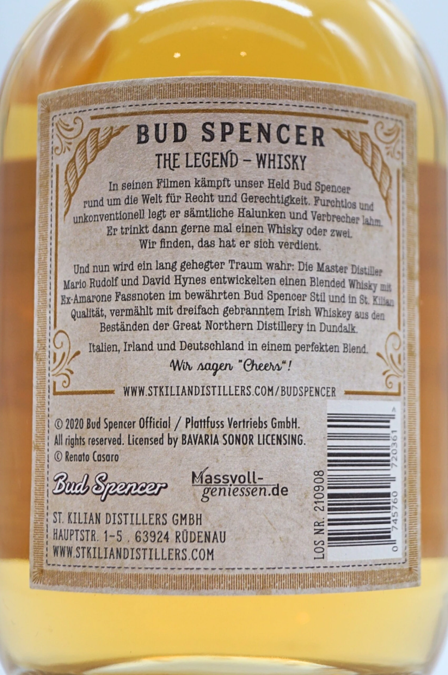 Bud Spencer The Legend Blended Malt Whisky Mild 6 Bud Spencer The Legend Blended Malt Whisky Mild – Bild 4