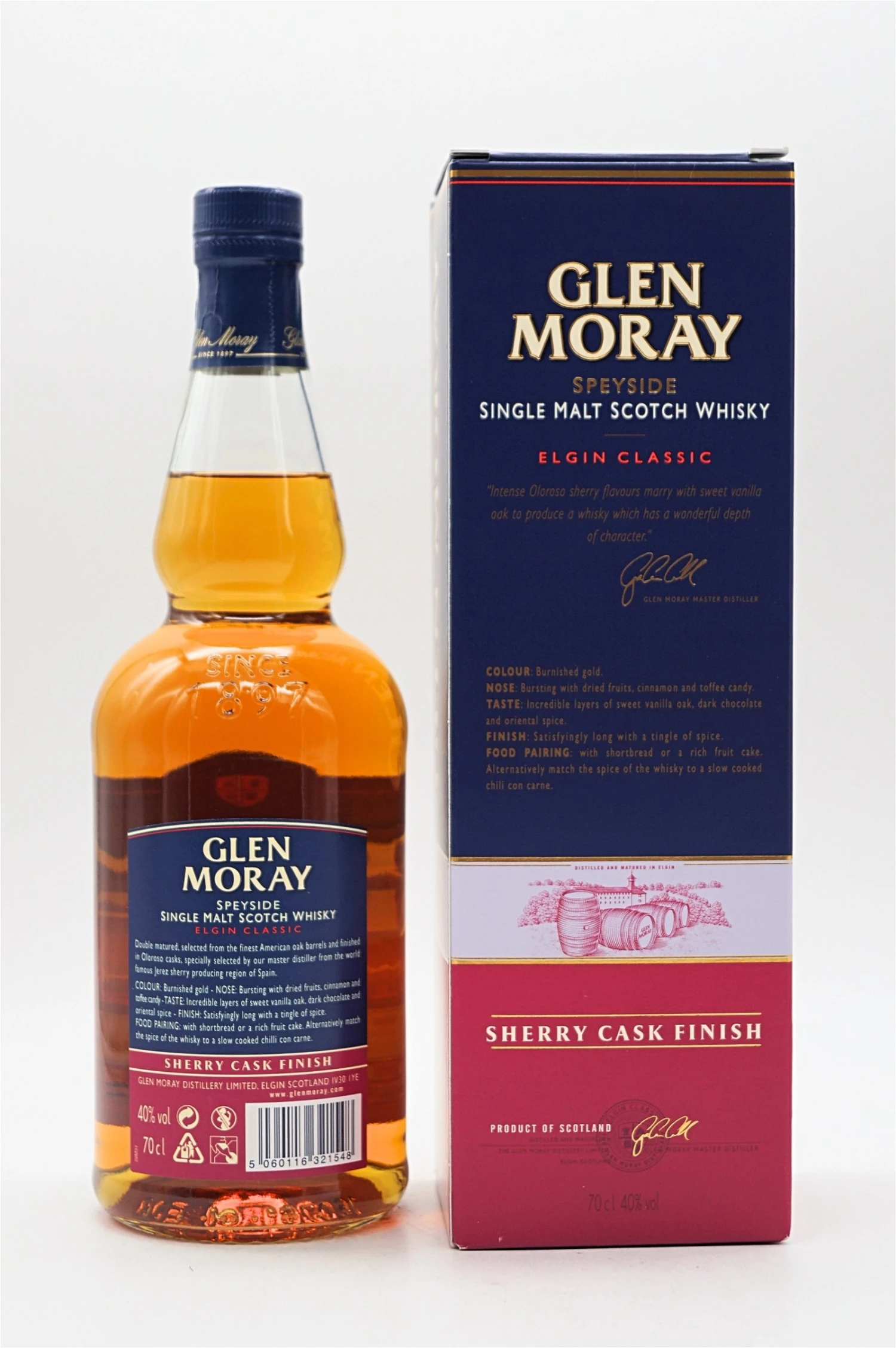 Elgin Classic Sherry Cask Finish Single Malt Scotch 4 Elgin Classic Sherry Cask Finish Single Malt Scotch – Bild 2