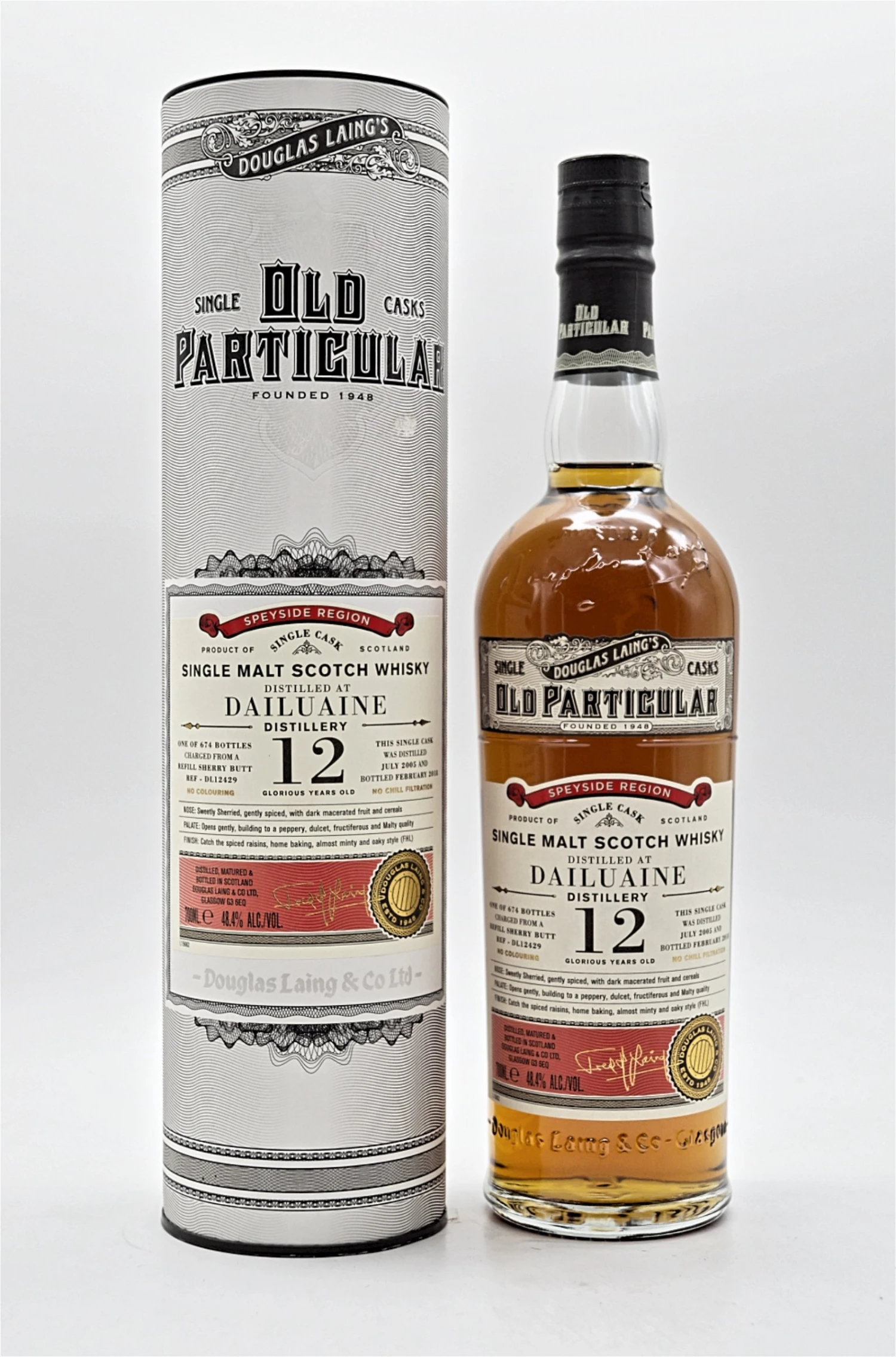 Dailuaine Distillery 12 Jahre 2005/2018 48,4% 674 Fl. Single Cask Single Malt Scotch Whisky 3 Dailuaine Distillery 12 Jahre 2005/2018 48,4% 674 Fl. Single Cask Single Malt Scotch Whisky