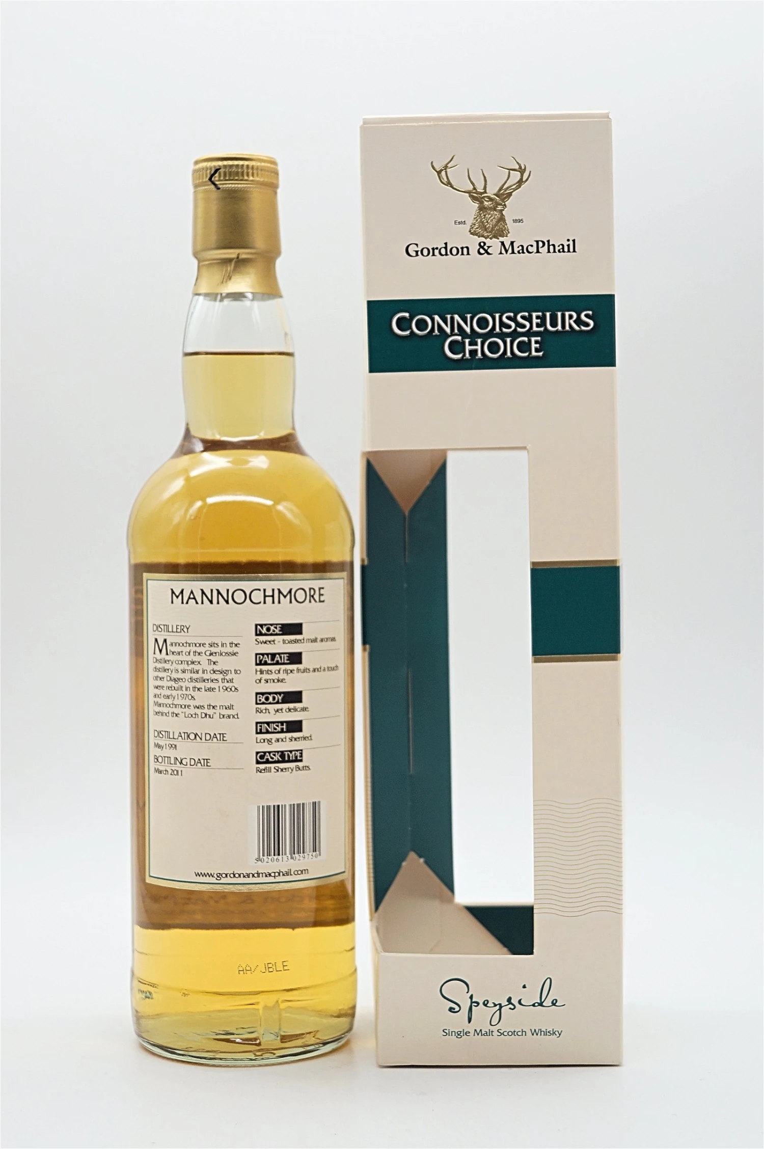 Connoisseurs Choice Mannochmore 20 Jahre 1991/2011 Single Malt Scotch Whisky 4 Connoisseurs Choice Mannochmore 20 Jahre 1991/2011 Single Malt Scotch Whisky – Bild 2