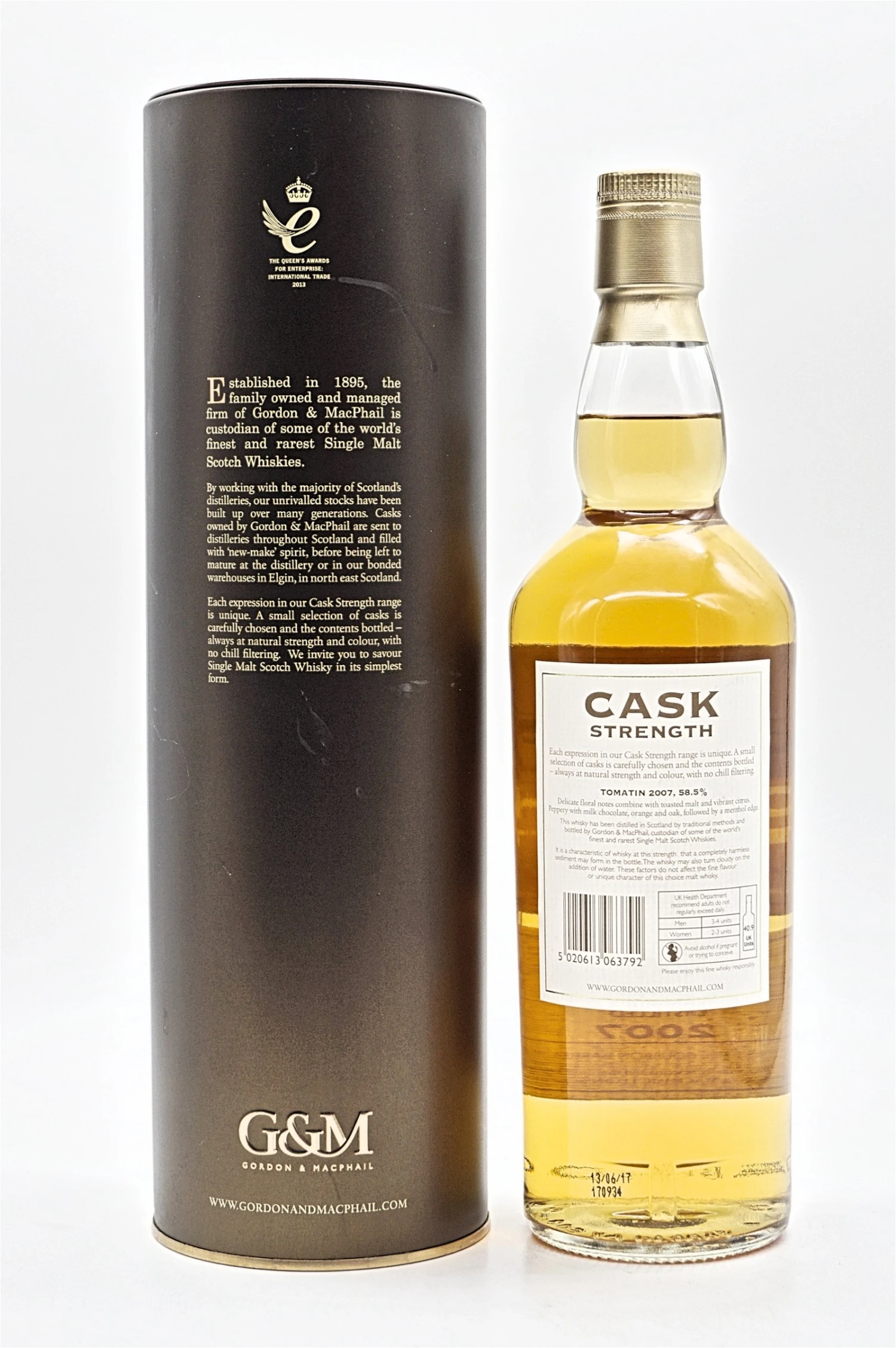 Tomatin Distillery 2007/2017 Cask Strength Single Malt Scotch Whisky 4 Tomatin Distillery 2007/2017 Cask Strength Single Malt Scotch Whisky – Bild 2