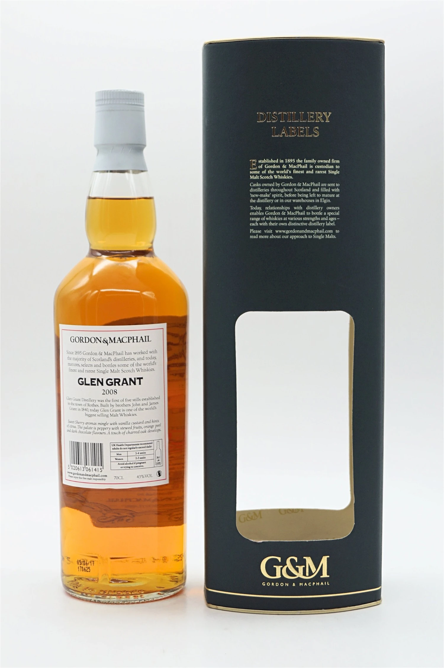 Distillery Label Glen Grant 9 Jahre 2008/2017 Single Malt Scotch Whisky 4 Distillery Label Glen Grant 9 Jahre 2008/2017 Single Malt Scotch Whisky – Bild 2