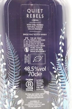 Organic Quiet Rebels Lorna Single Malt Scotch Whisky 12 Organic Quiet Rebels Lorna Single Malt Scotch Whisky -Jura Verkaufsgeschäft dsc01170
