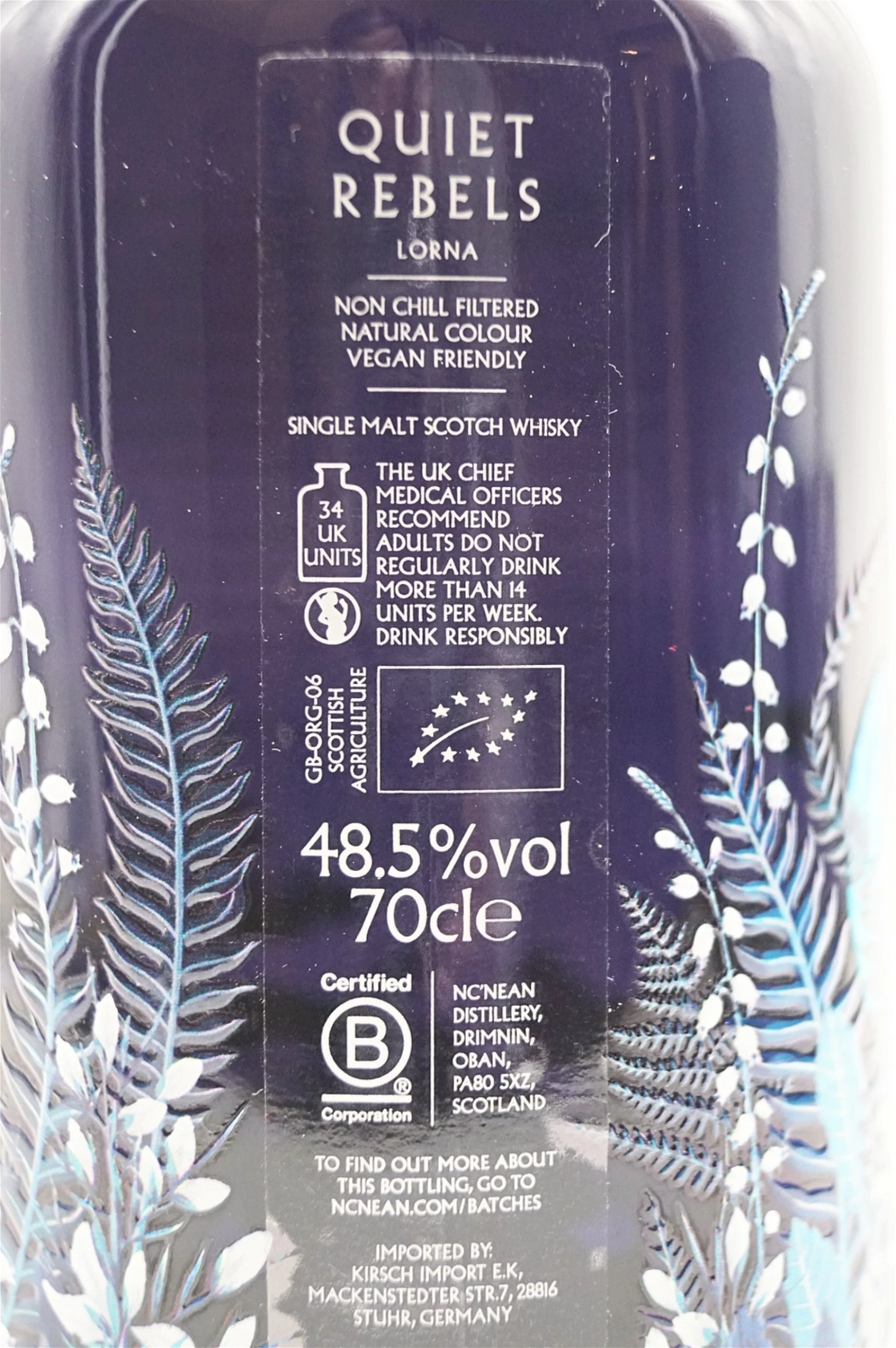 Organic Quiet Rebels Lorna Single Malt Scotch Whisky 7 Organic Quiet Rebels Lorna Single Malt Scotch Whisky – Bild 5