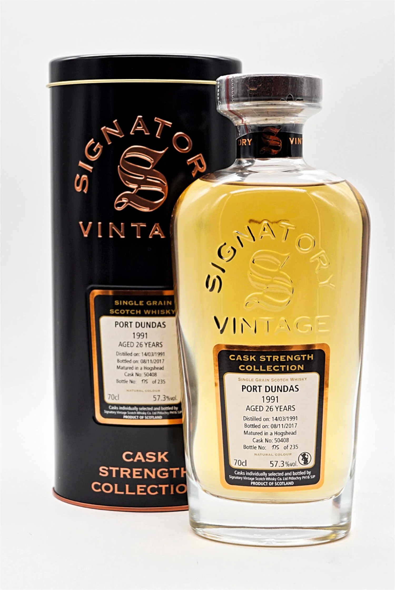 Port Dundas 26 Jahre 1991/2017 Cask 50408 Single Grain Scotch Whisky 3 Port Dundas 26 Jahre 1991/2017 Cask 50408 Single Grain Scotch Whisky