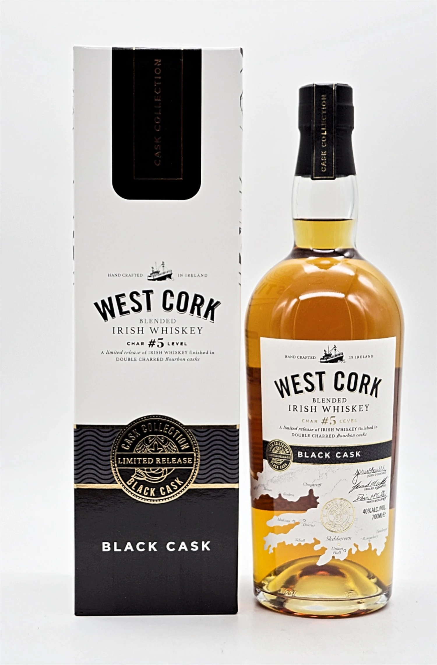 Black Cask Blended Irish Whiskey 3 Black Cask Blended Irish Whiskey