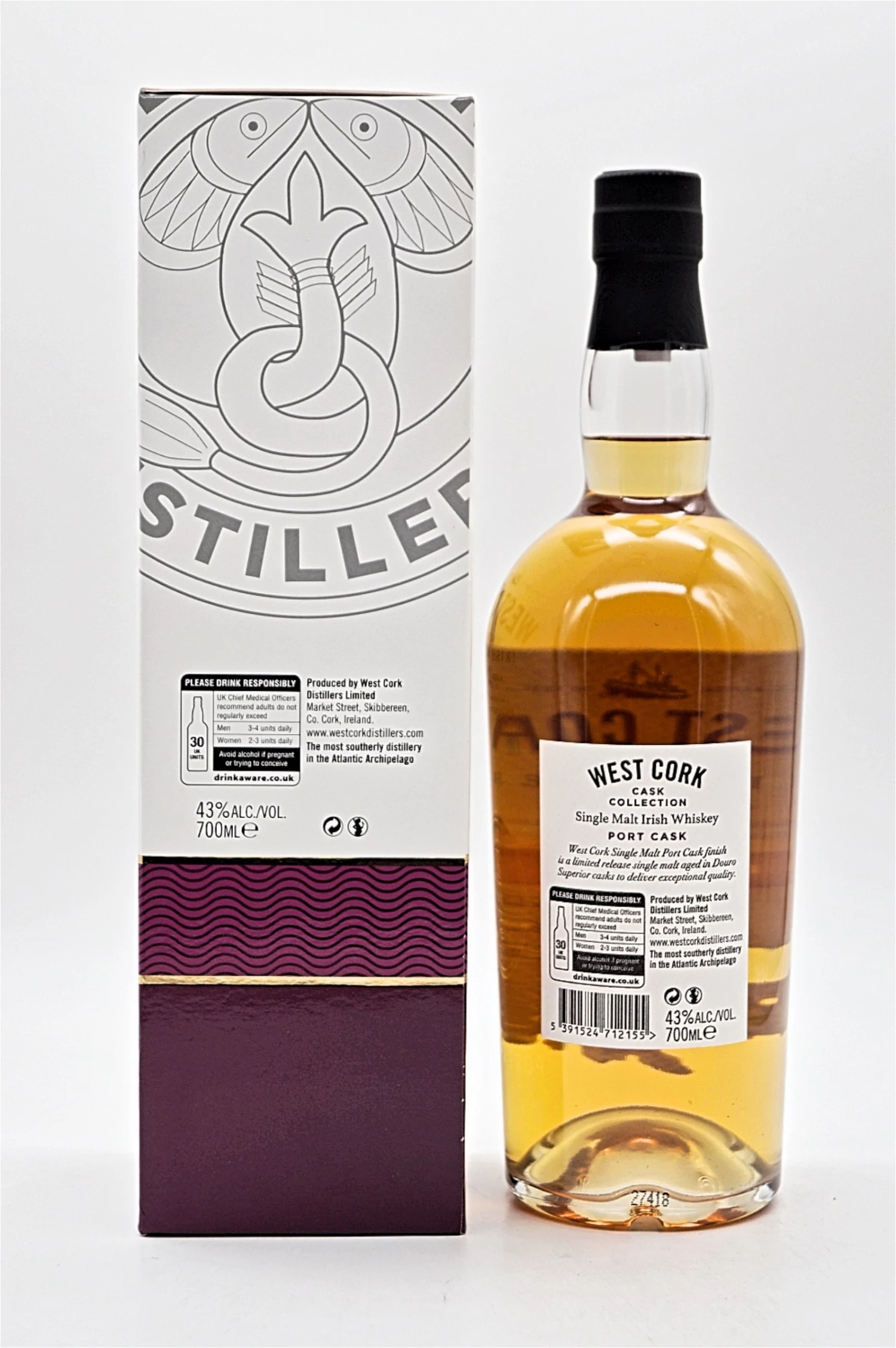 12 Jahre Port Cask Single Malt Irish Whiskey 4 12 Jahre Port Cask Single Malt Irish Whiskey – Bild 2