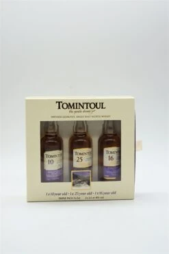 Triple Pack 10, 16, 25 Jahre Single Malt Scotch Whisky