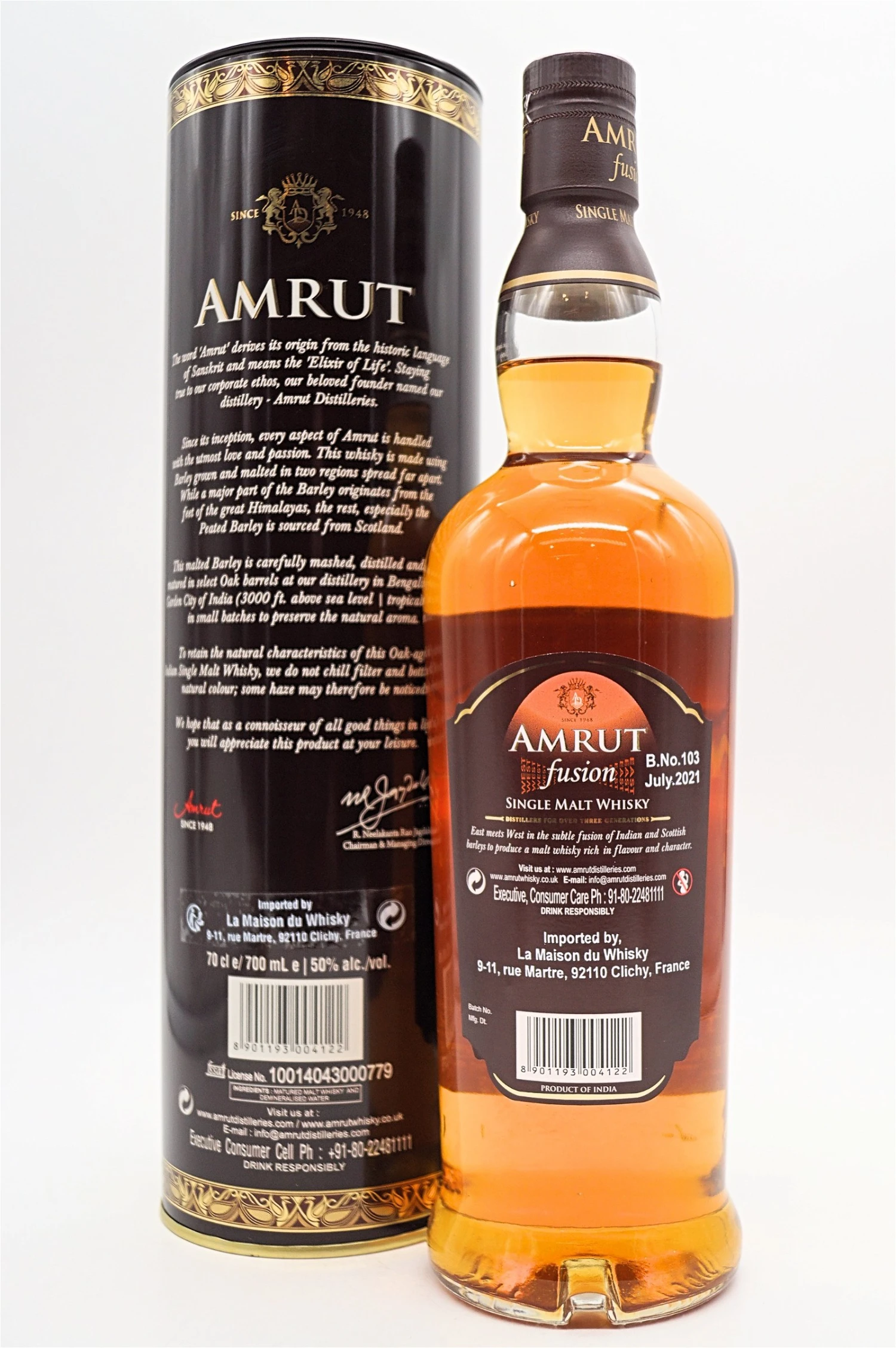 Fusion Single Malt Whisky 4 Fusion Single Malt Whisky – Bild 2