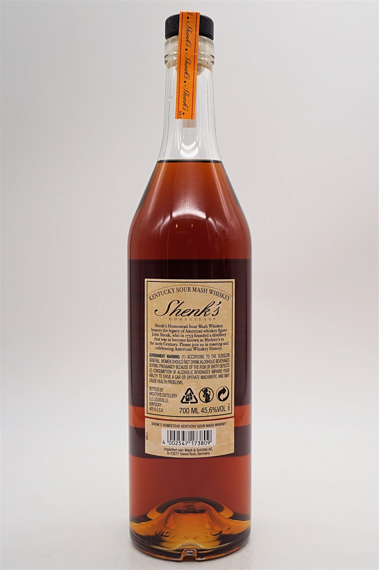 L.R. Shenks Homestead Sour Mash Whiskey 4 L.R. Shenks Homestead Sour Mash Whiskey – Bild 2