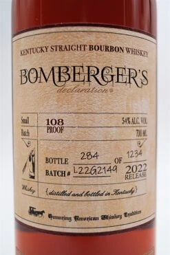 L.R. Bombergers Declaration Kentucky Straight Bourbon Whiskey -Jura Verkaufsgeschäft dsc02285