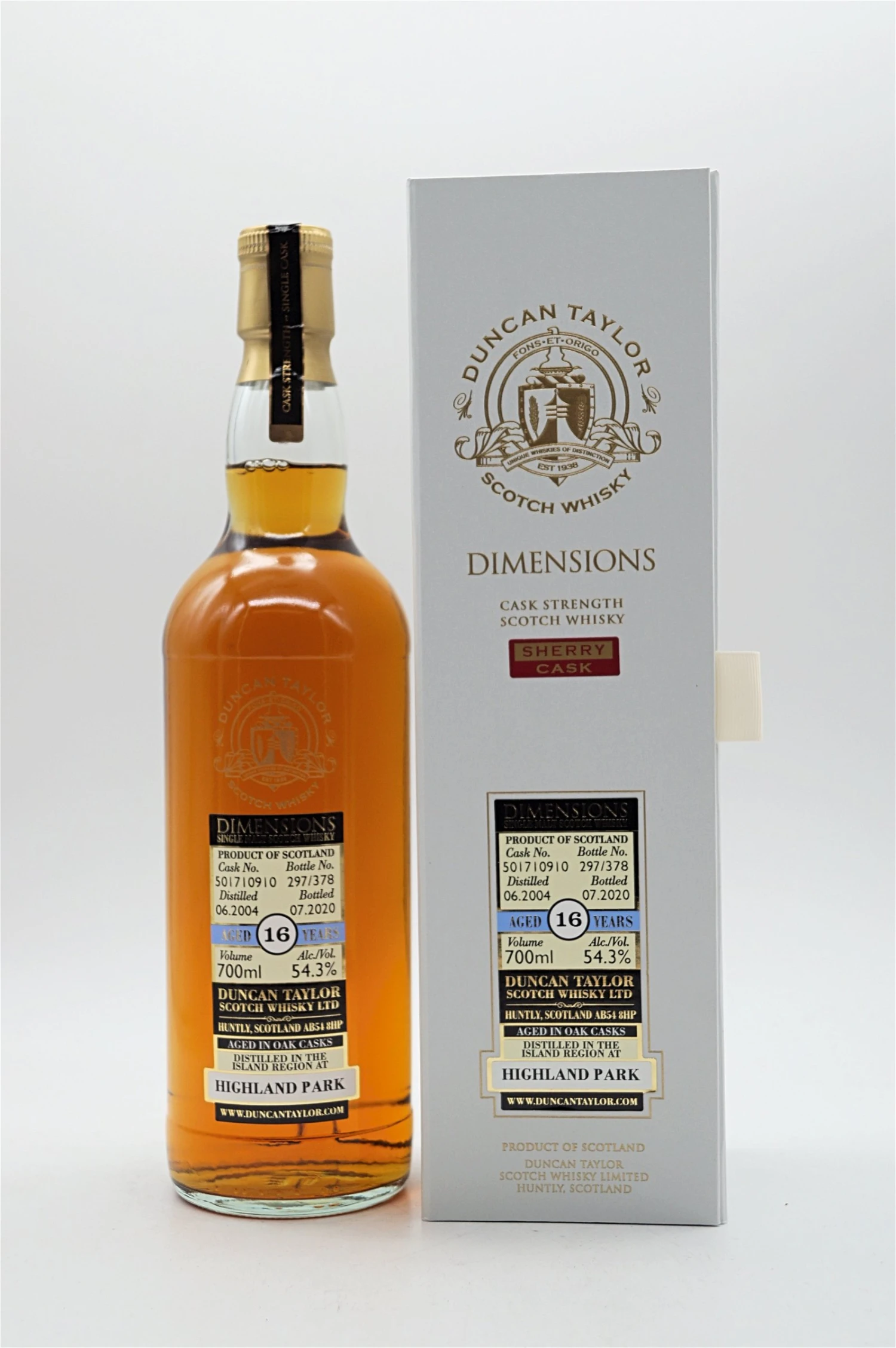 Dimensions Highland Park 16 Jahre 2004/2020 Cask Strength Scotch Whisky 3 Dimensions Highland Park 16 Jahre 2004/2020 Cask Strength Scotch Whisky