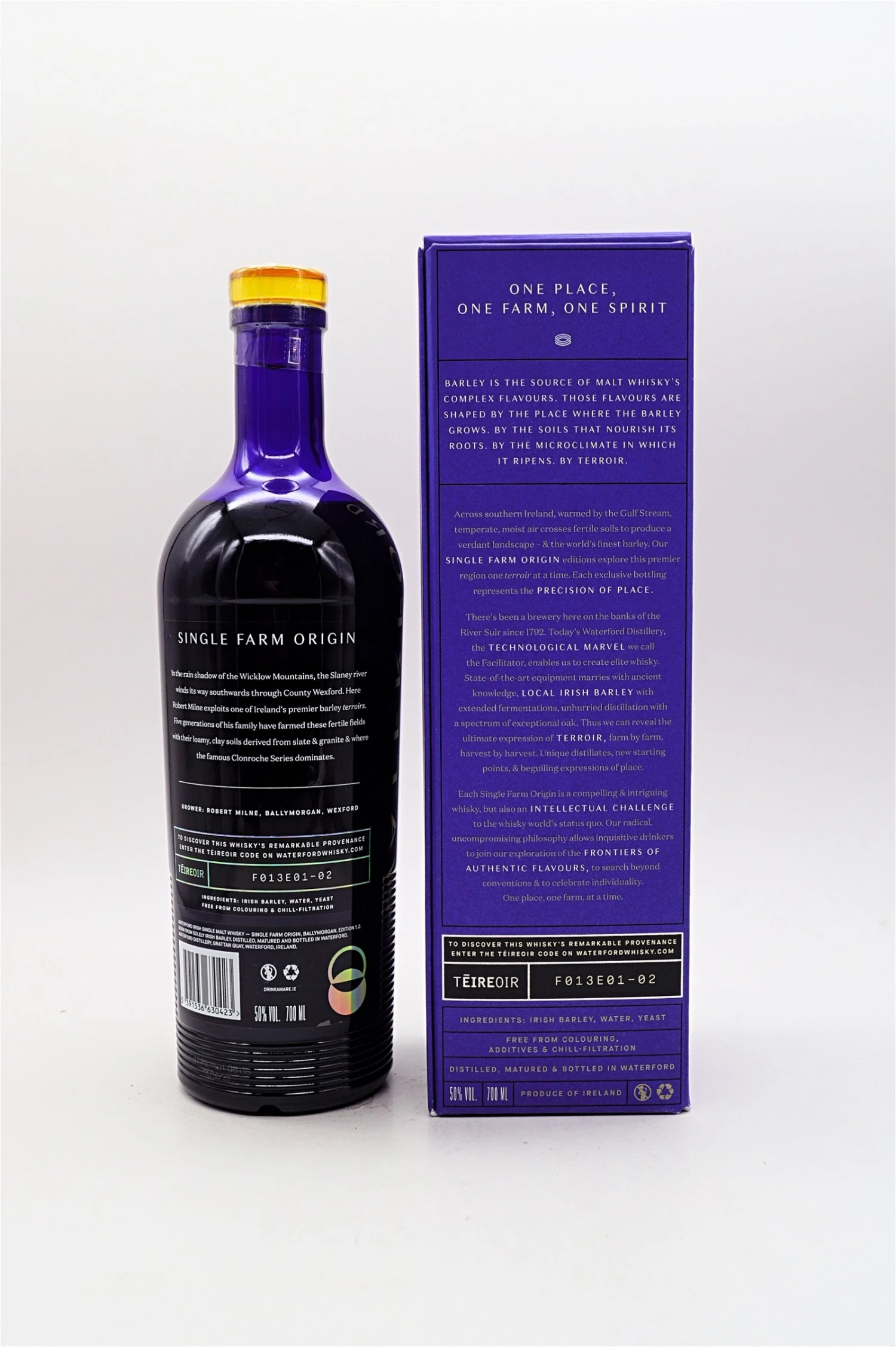 Waterford Ballymorgan Edition 1.2 Single Farm Origins Irish Single Malt Whisky 4 Waterford Ballymorgan Edition 1.2 Single Farm Origins Irish Single Malt Whisky – Bild 2
