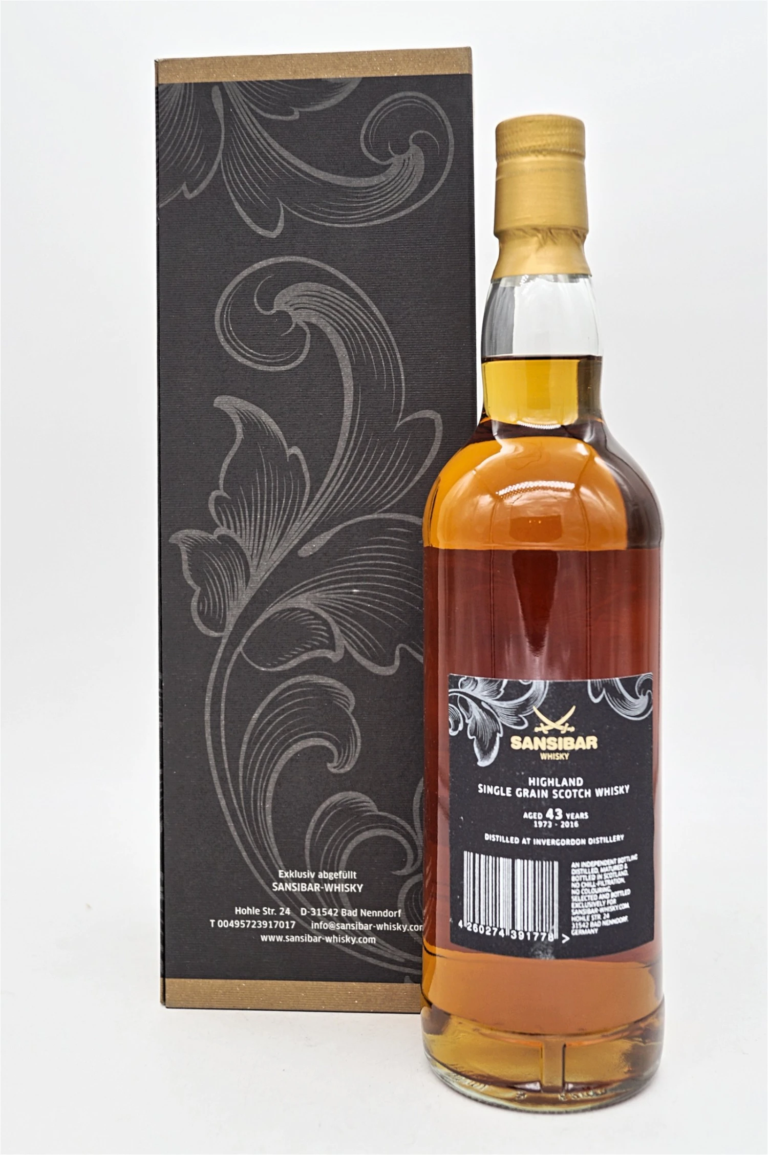 43 Jahre Invergordon Distillery 1973/2016 Limited Edition Single Cask Single Malt Scotch Whisky 4 43 Jahre Invergordon Distillery 1973/2016 Limited Edition Single Cask Single Malt Scotch Whisky – Bild 2