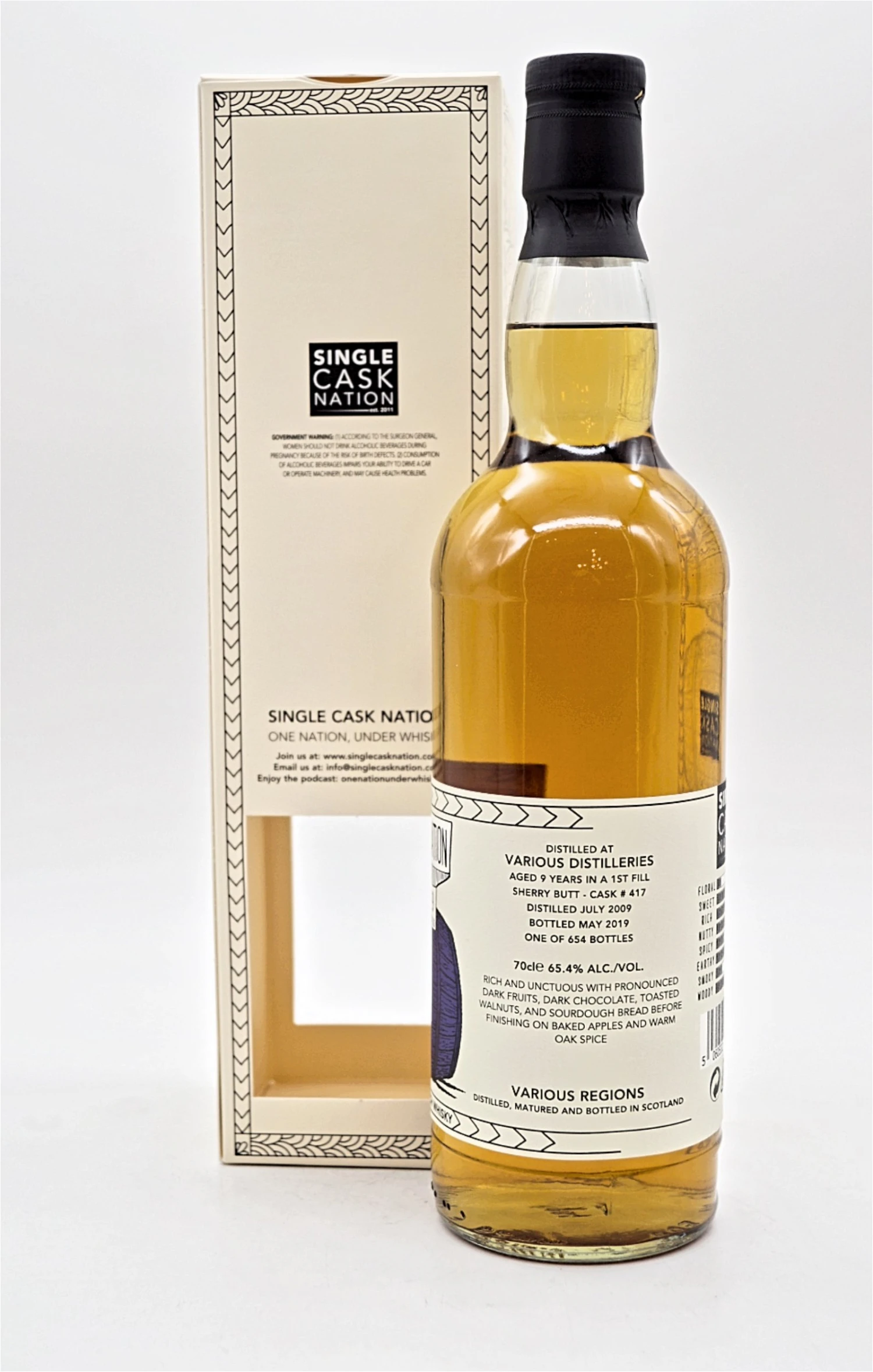 9 Jahre Blended Malt Cask #417 Scotch Whisky 4 9 Jahre Blended Malt Cask #417 Scotch Whisky – Bild 2