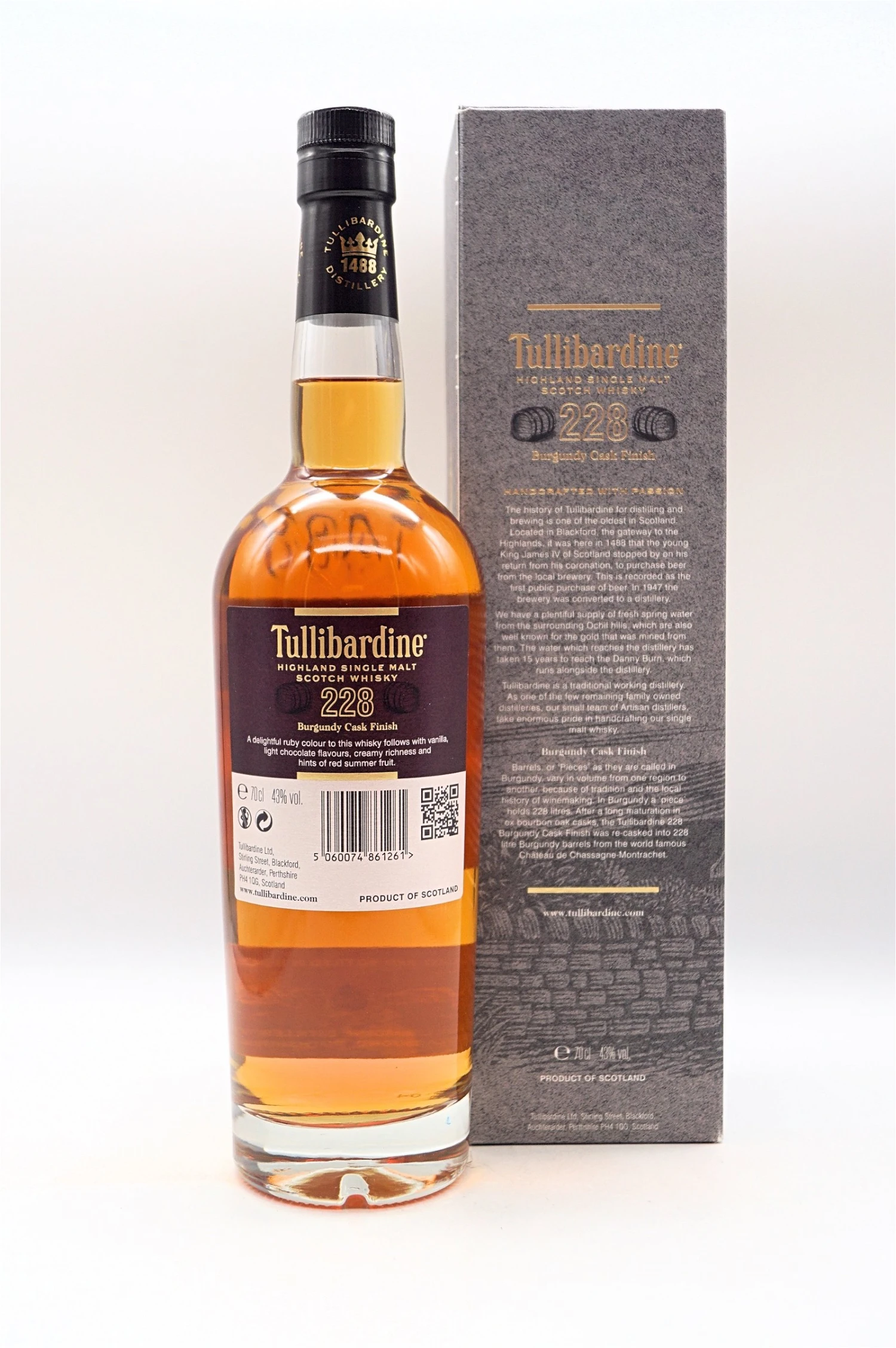 228 Burgundy Finish Highland Single Malt Scotch Whisky 4 228 Burgundy Finish Highland Single Malt Scotch Whisky – Bild 2