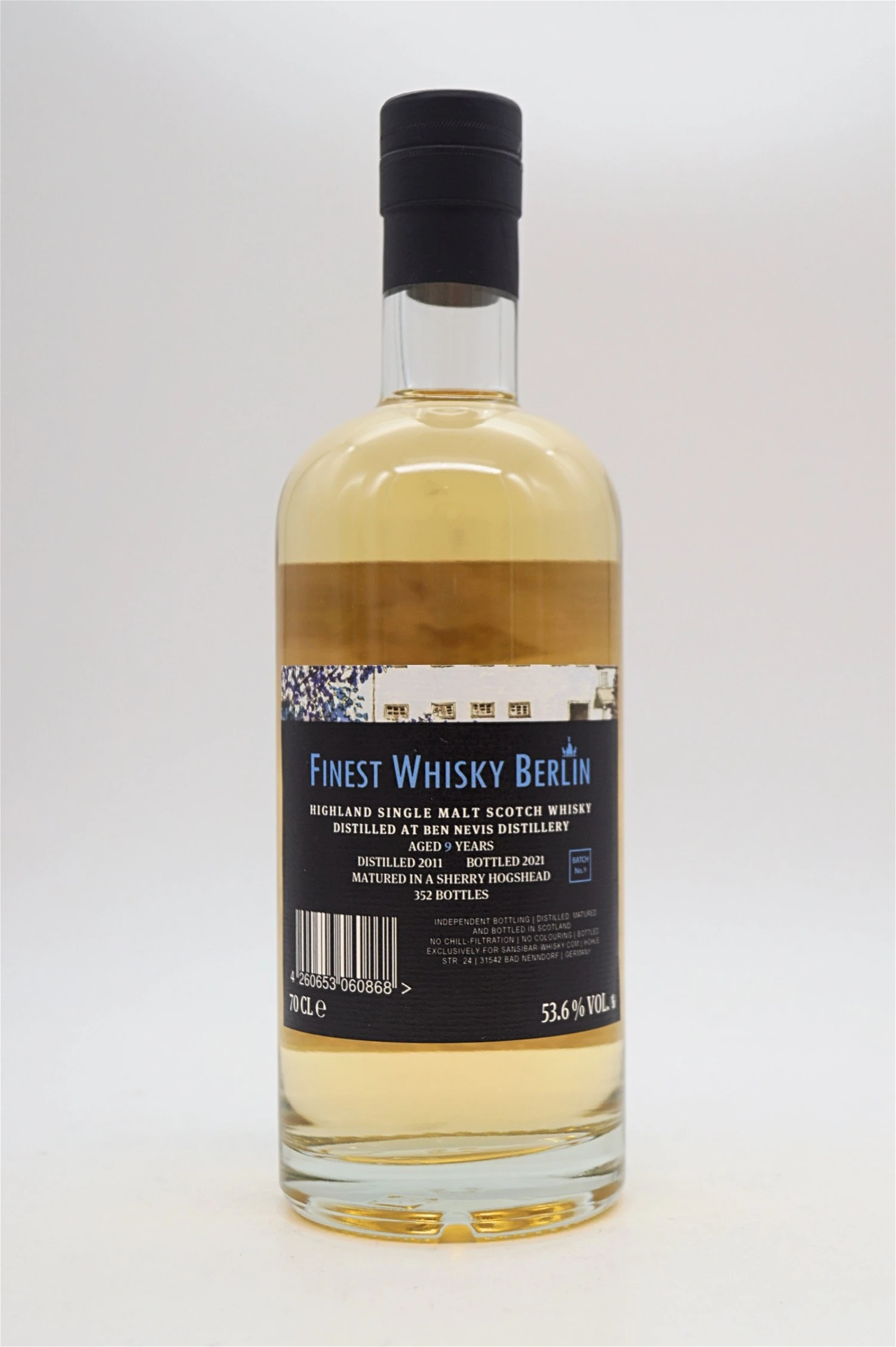 Ben Nevis 9 Jahre Sherry HHD Finest Whisky Berlin Batch 9 4 Ben Nevis 9 Jahre Sherry HHD Finest Whisky Berlin Batch 9 – Bild 2