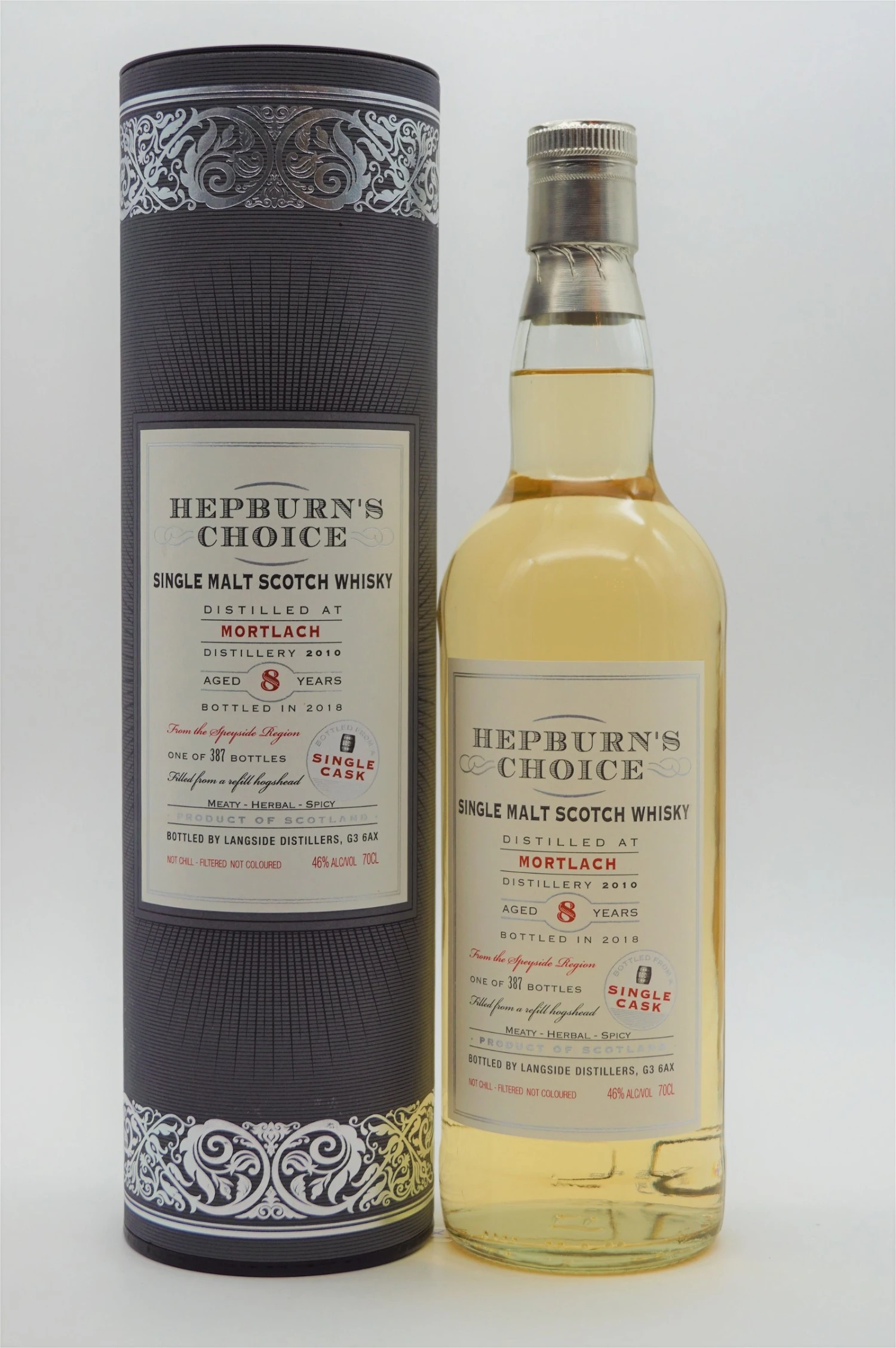 Mortlach 8 Jahre 2010/2018 - 387 Fl. Single Malt Scotch 3 Mortlach 8 Jahre 2010/2018 - 387 Fl. Single Malt Scotch