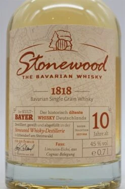 Stonewood 1818 2011 10 Jahre Bavarian Single Grain Whisky -Jura Verkaufsgeschäft dsc08430