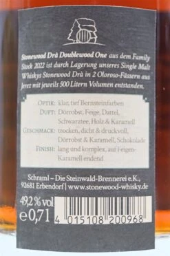 Stonewood Drà Doublewood One Single Malt Whisky 8 Jahre -Jura Verkaufsgeschäft dsc08434