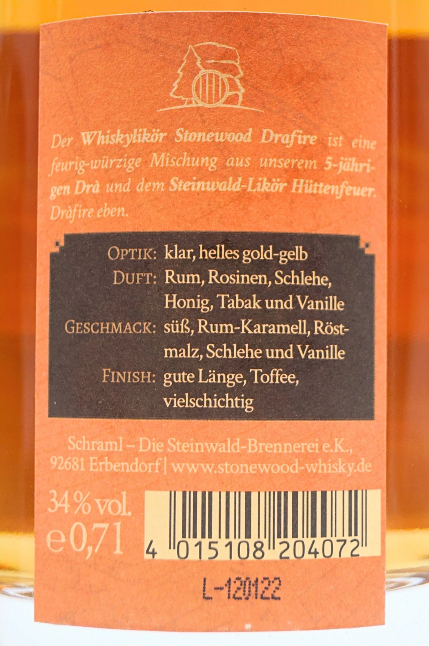 Stonewood Drafire Bavarian Whisky Likör 7 Stonewood Drafire Bavarian Whisky Likör – Bild 5