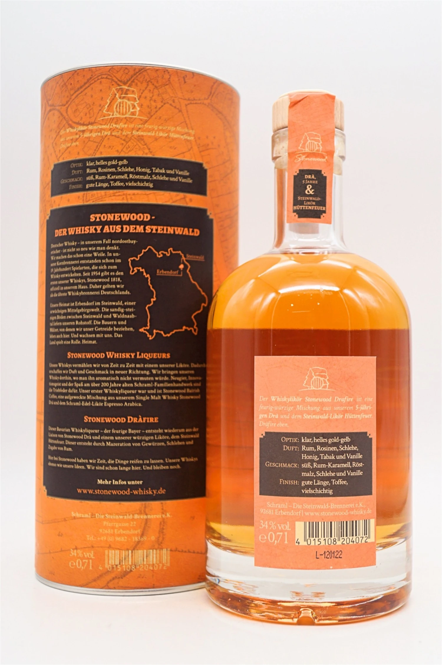 Stonewood Drafire Bavarian Whisky Likör 4 Stonewood Drafire Bavarian Whisky Likör – Bild 2