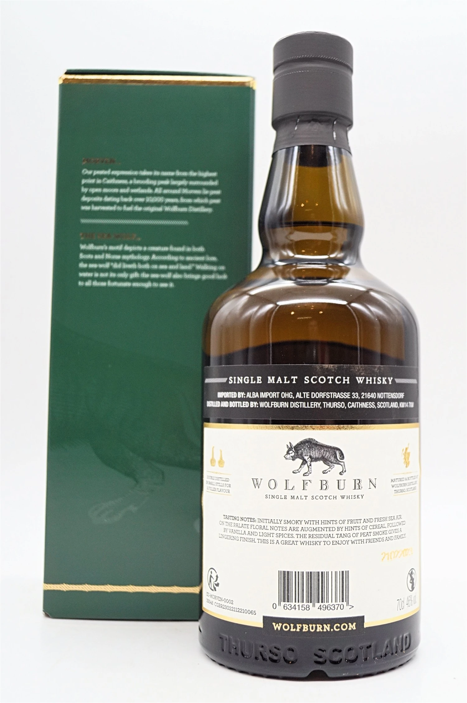 Morven Lightly Peated Non Chill Filtered Single Malt Scotch Whisky 4 Morven Lightly Peated Non Chill Filtered Single Malt Scotch Whisky – Bild 2