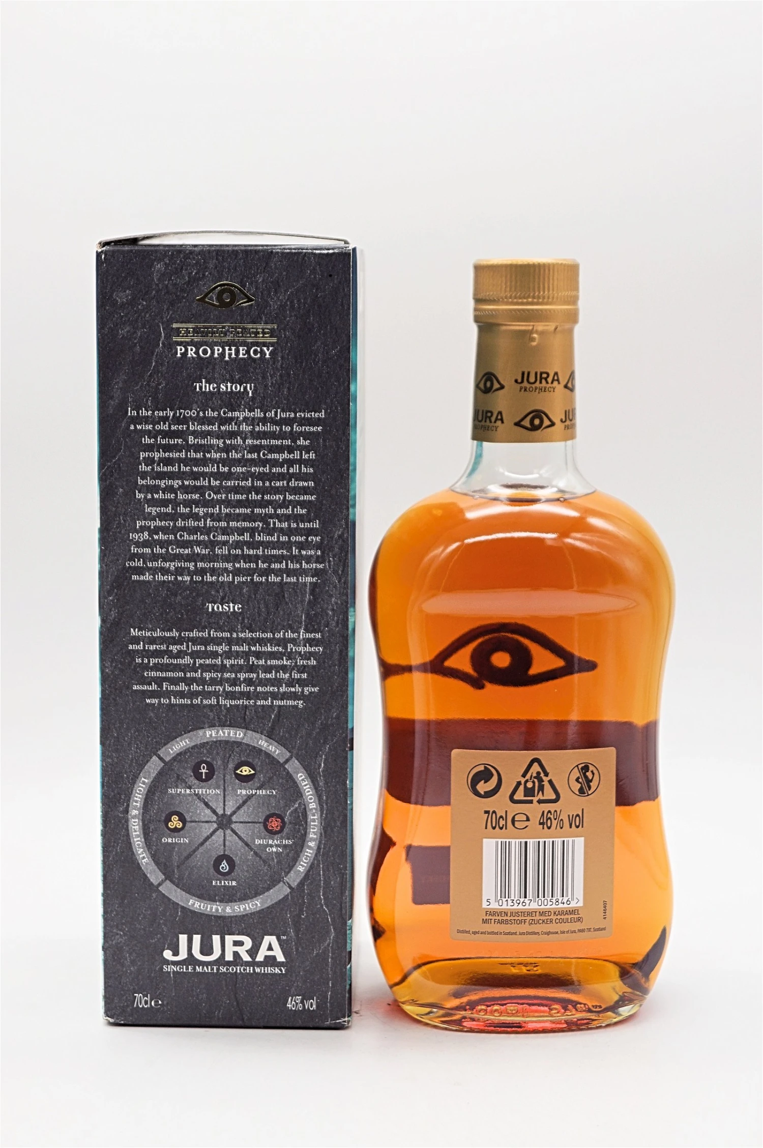 Jura Prophecy Heavily Peated Single Malt Scotch Whisky 4 Jura Prophecy Heavily Peated Single Malt Scotch Whisky – Bild 2