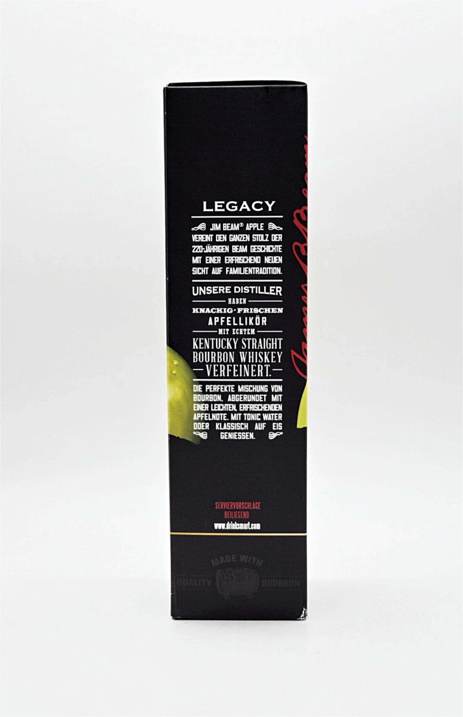 Apple Kentucky Straight Bourbon Whiskey + Glas 4 Apple Kentucky Straight Bourbon Whiskey + Glas – Bild 2