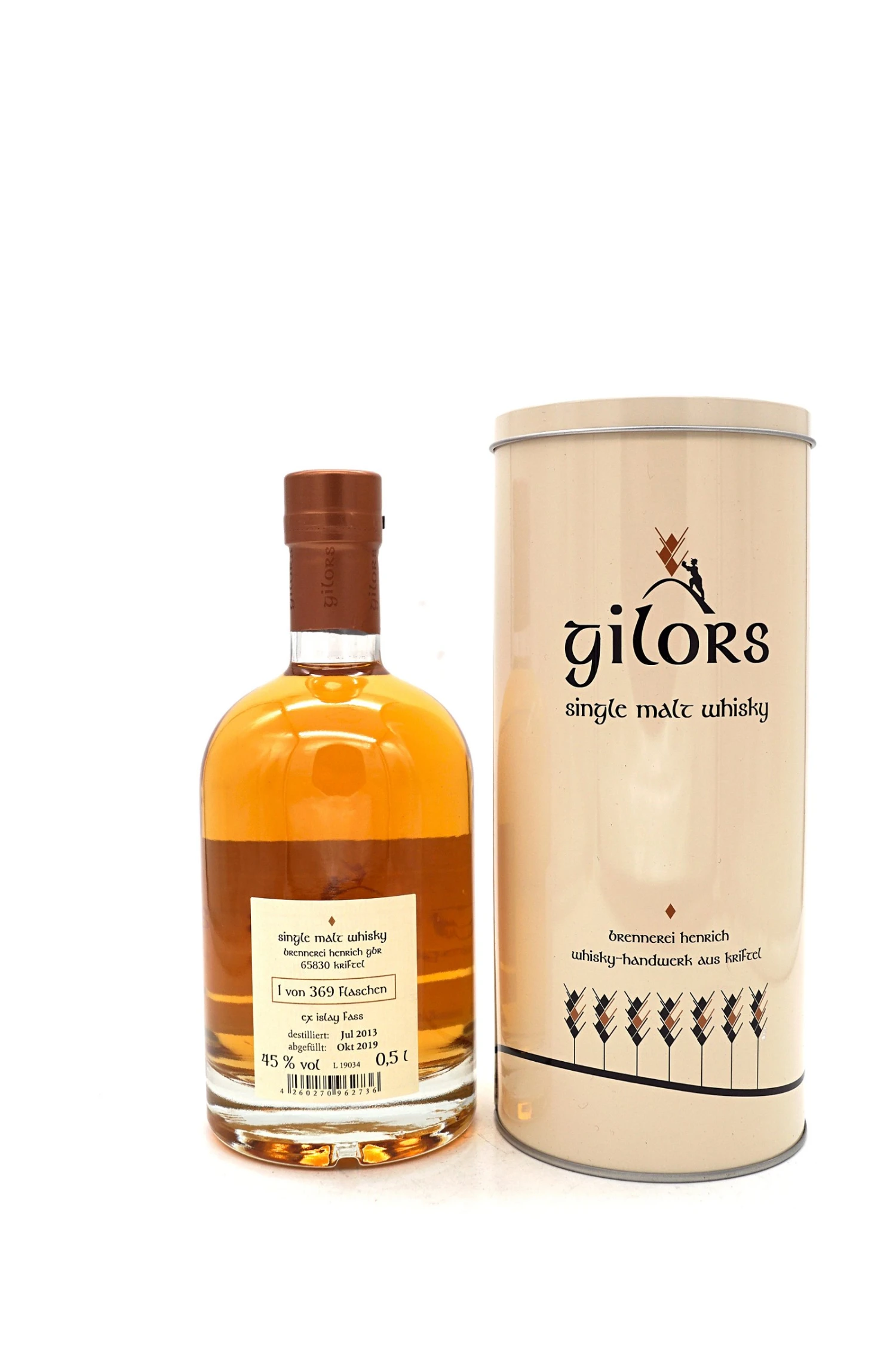 Gilors Islay Cask Finish Single Malt Whisky 4 Gilors Islay Cask Finish Single Malt Whisky – Bild 2