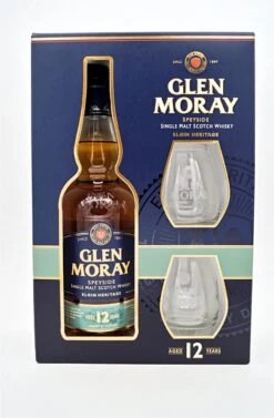 12 Jahre Elgin Heritage American Cask Single Malt Scotch Whisky Inkl. 2 Gläser